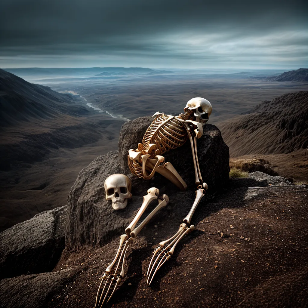 Significado de Sonhar com Ossada Humana 5 Fotos esqueleto sonho morte deserto