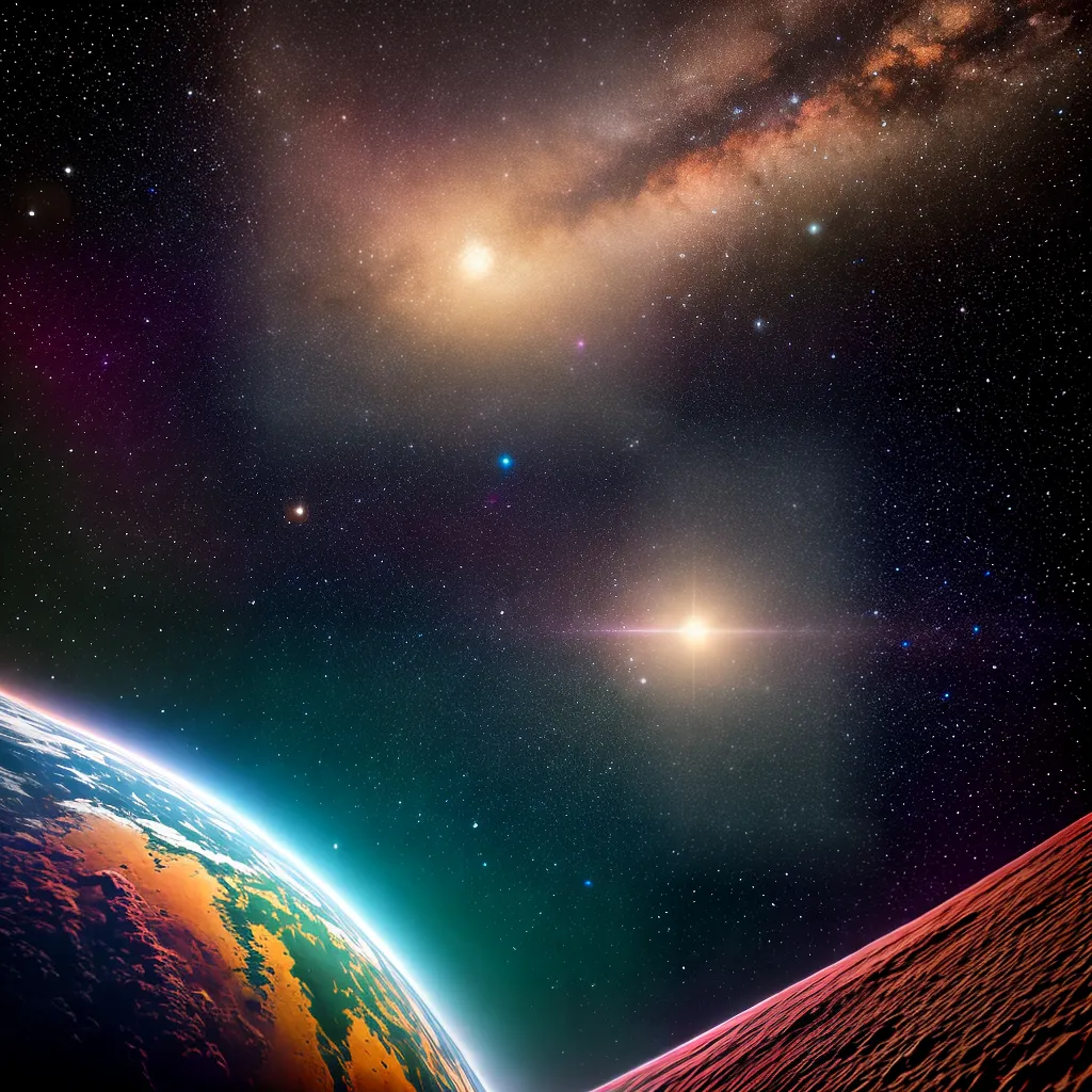 Fotos exoplaneta colorido curiosidade olhar