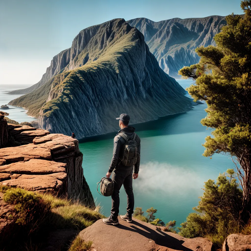Viagens, simbolismo e sonhos: desvendando mistérios da mente. 2 Fotos explorador paisagem por do sol 1