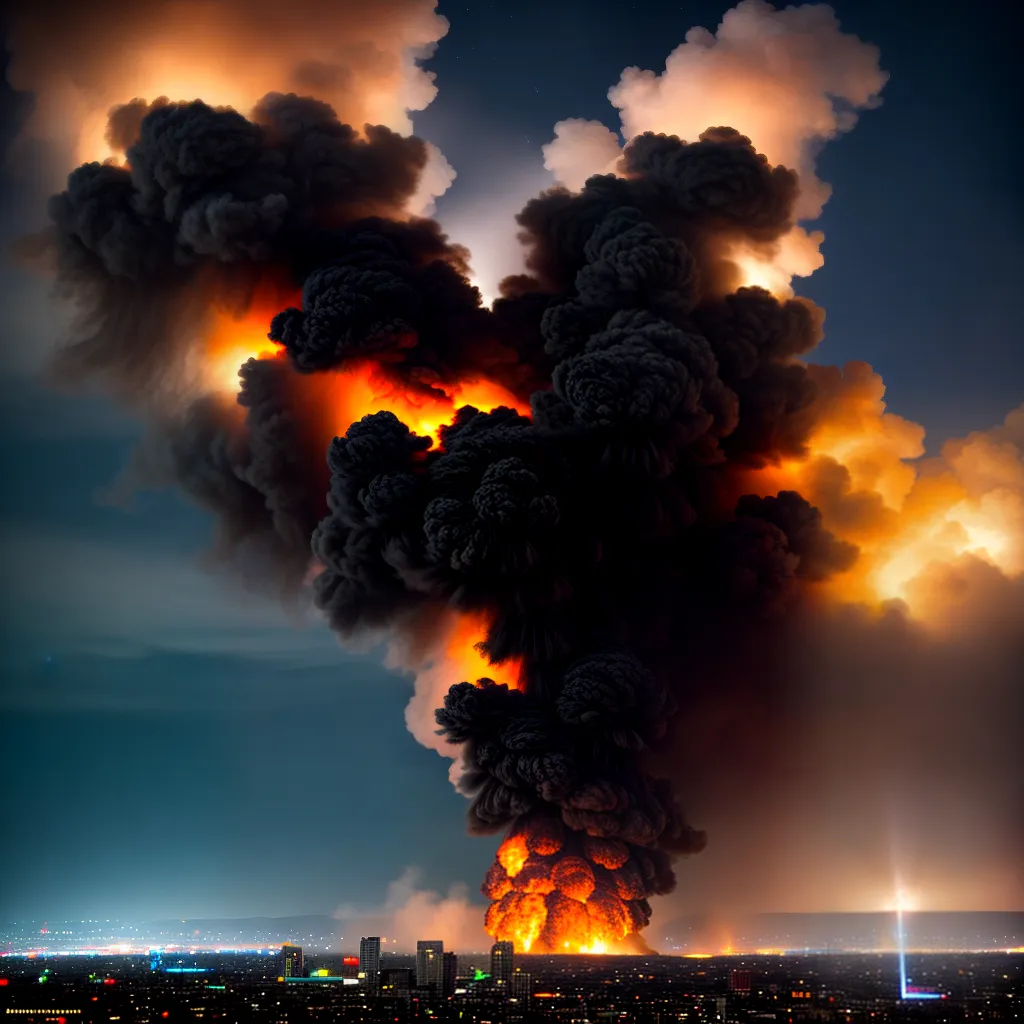 Desvendando o Significado de Sonhar com Explosão 5 Fotos explosao caos destruicao noturno