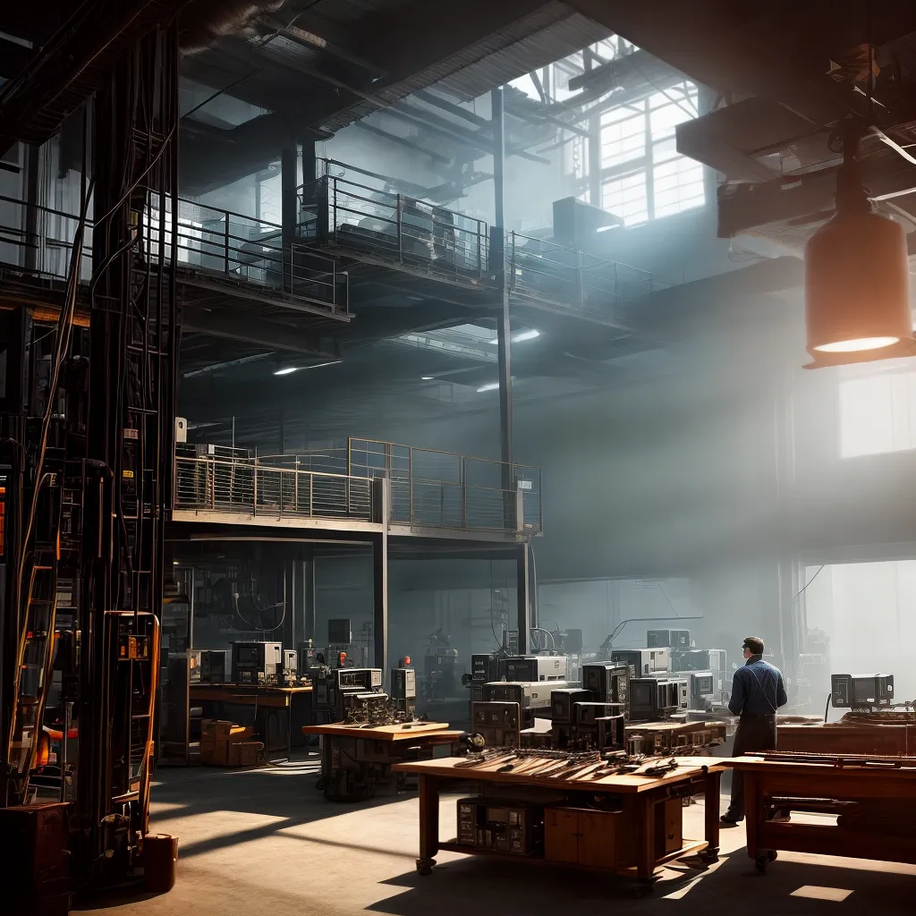 olvendo profissões? 3 Fotos fabrica moderna trabalho conhecimento