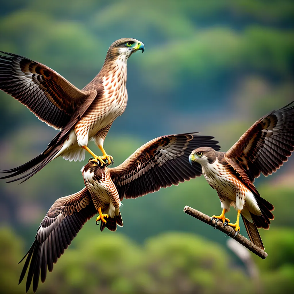 Fotos falcon equilibrista liberdade lealdade