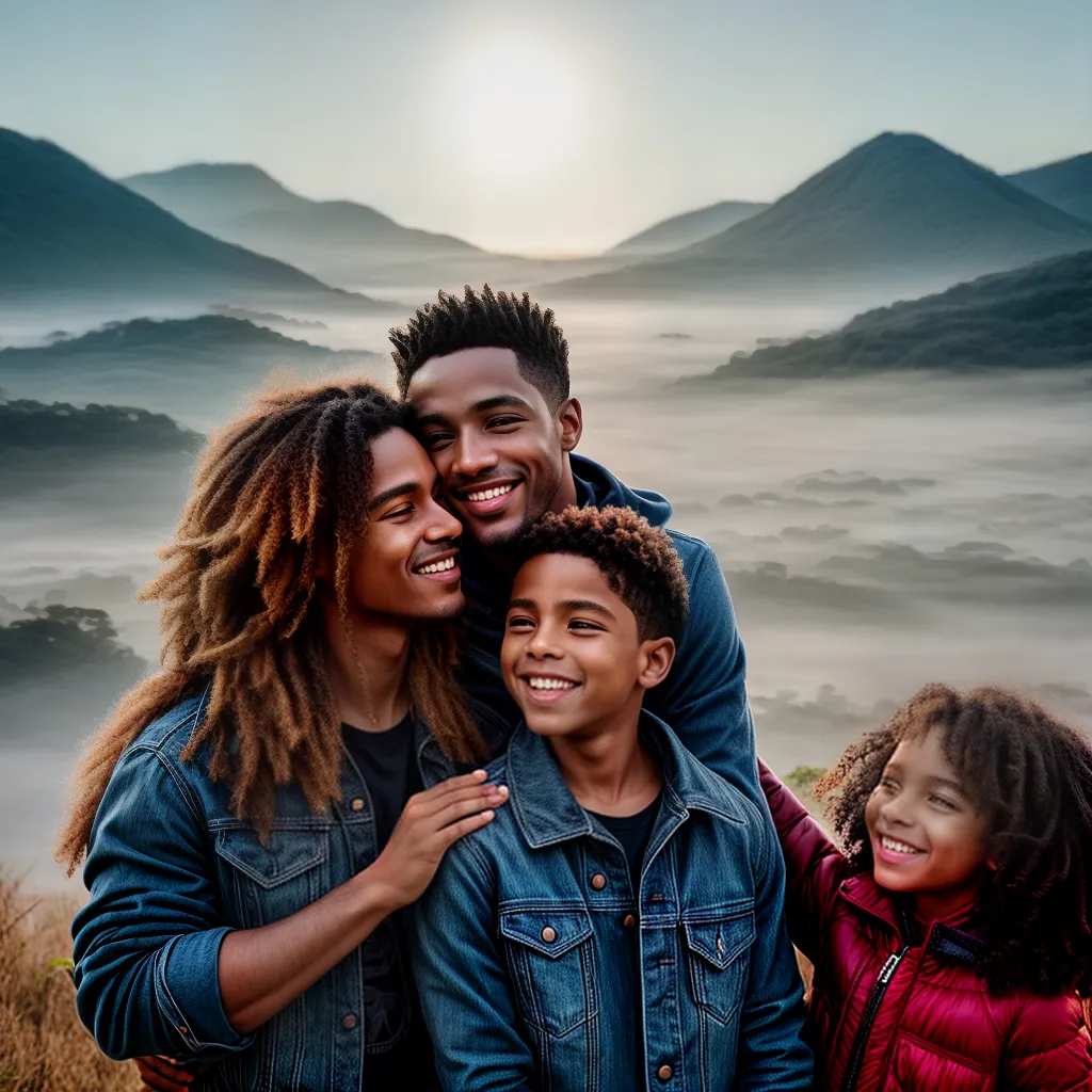 Título do Blog: Significado dos Sonhos com Família e Crianças: Coordenando Ímãs Amplificadores 3 Fotos familia brincando parque feliz