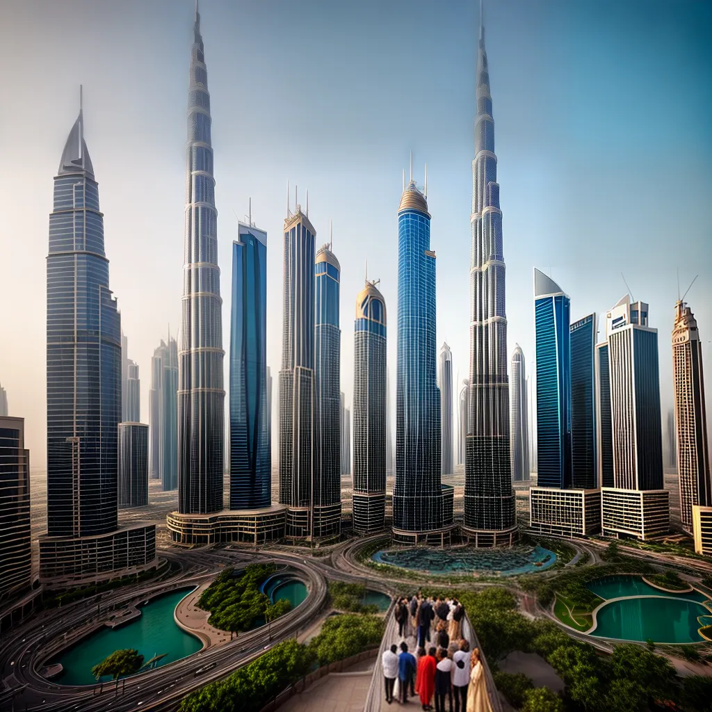 Fotos familia burj khalifa dubai ferias