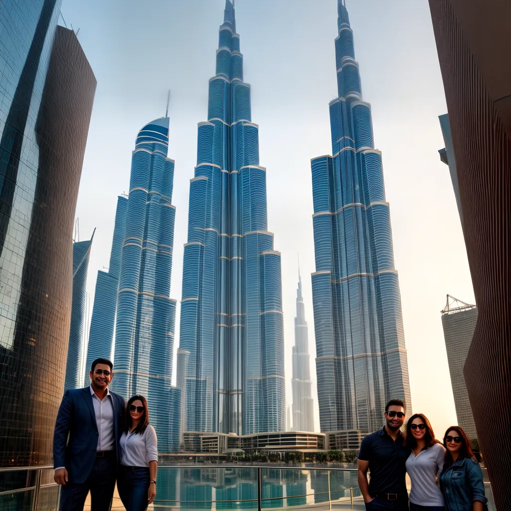 Fotos familia burj khalifa dubai por do sol