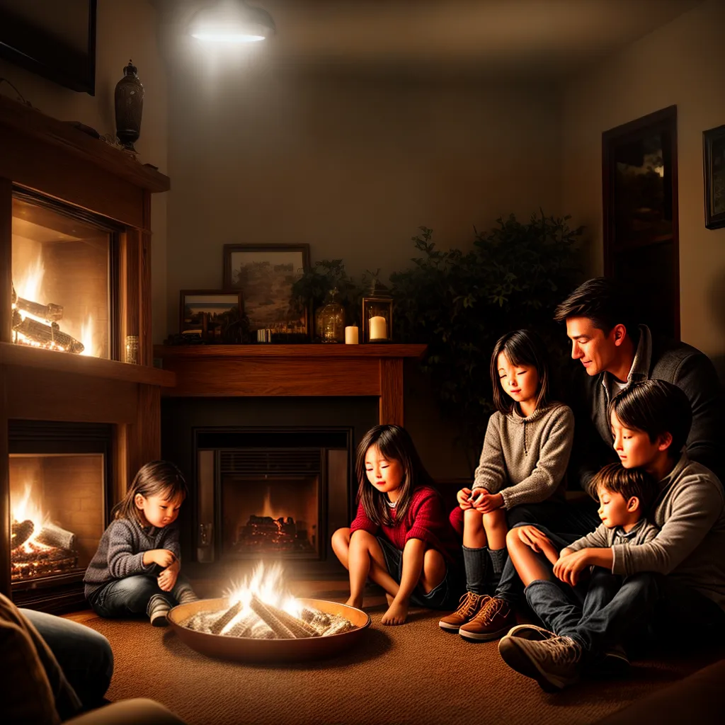 - Significado de sonhar com família e filhos: interpretações e mensagens do subconsciente 2 Fotos familia lareira criancas amor