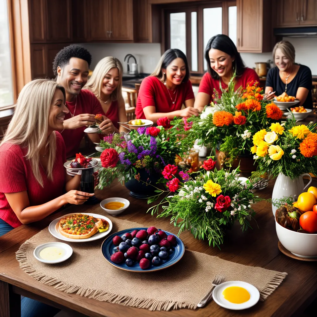 Descubra o Verdadeiro Significado de Sonhar com Família e Comida. 6 Fotos familia mesa comida por do sol