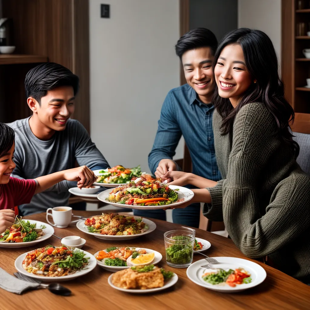Título do Blog: Interpretação dos Sonhos: Significado de Sonhar com a Família 2 Fotos familia mesa sorrisos comida
