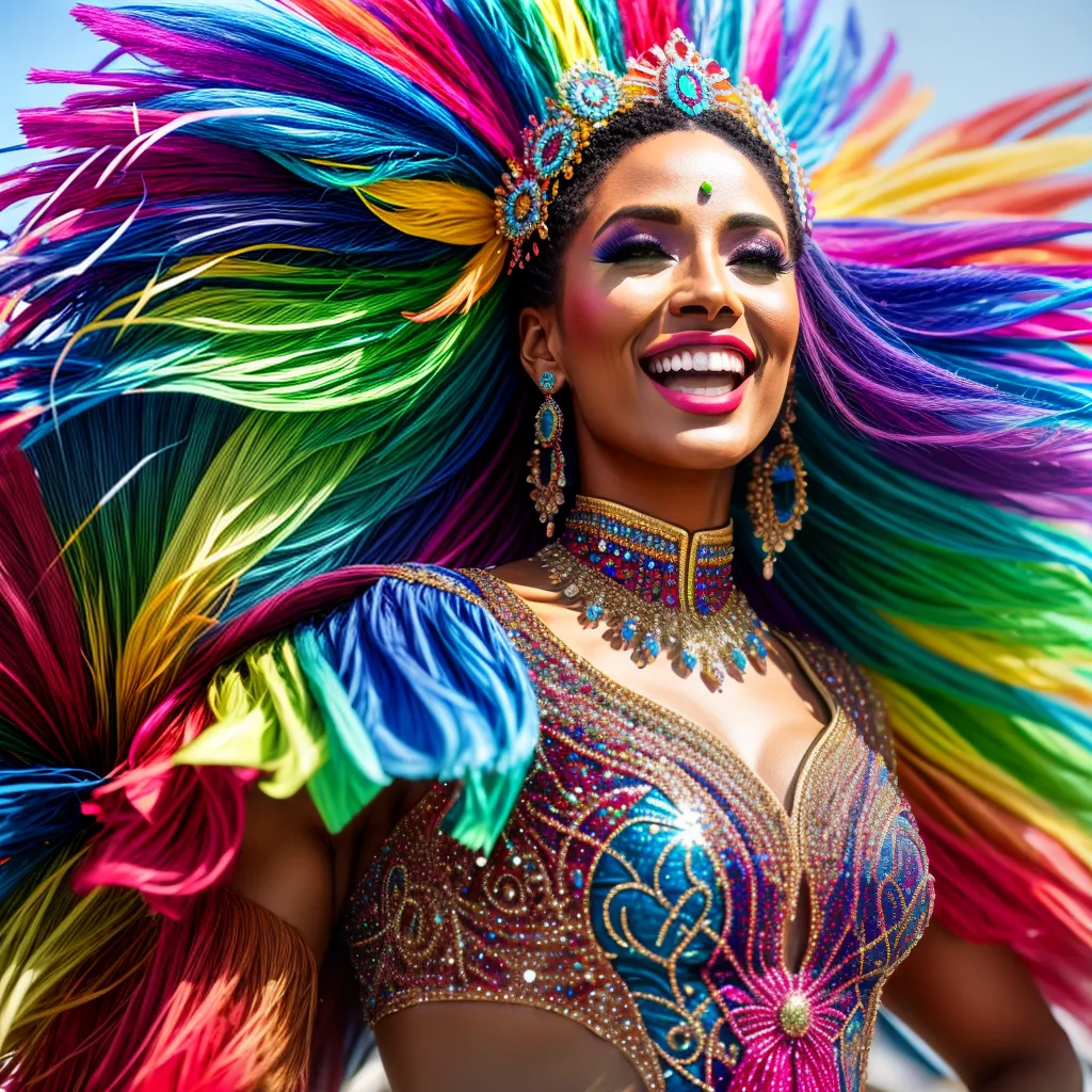 Fotos fantasia carnaval confete streamer