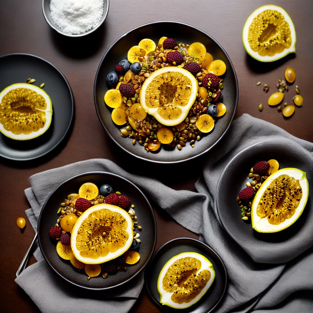 Fotos farofa passionfruit equilibrio