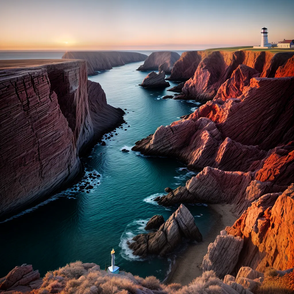 Interpretando o Significado de Sonhar com o Farol na Praia 4 Fotos farol por do sol praia guia