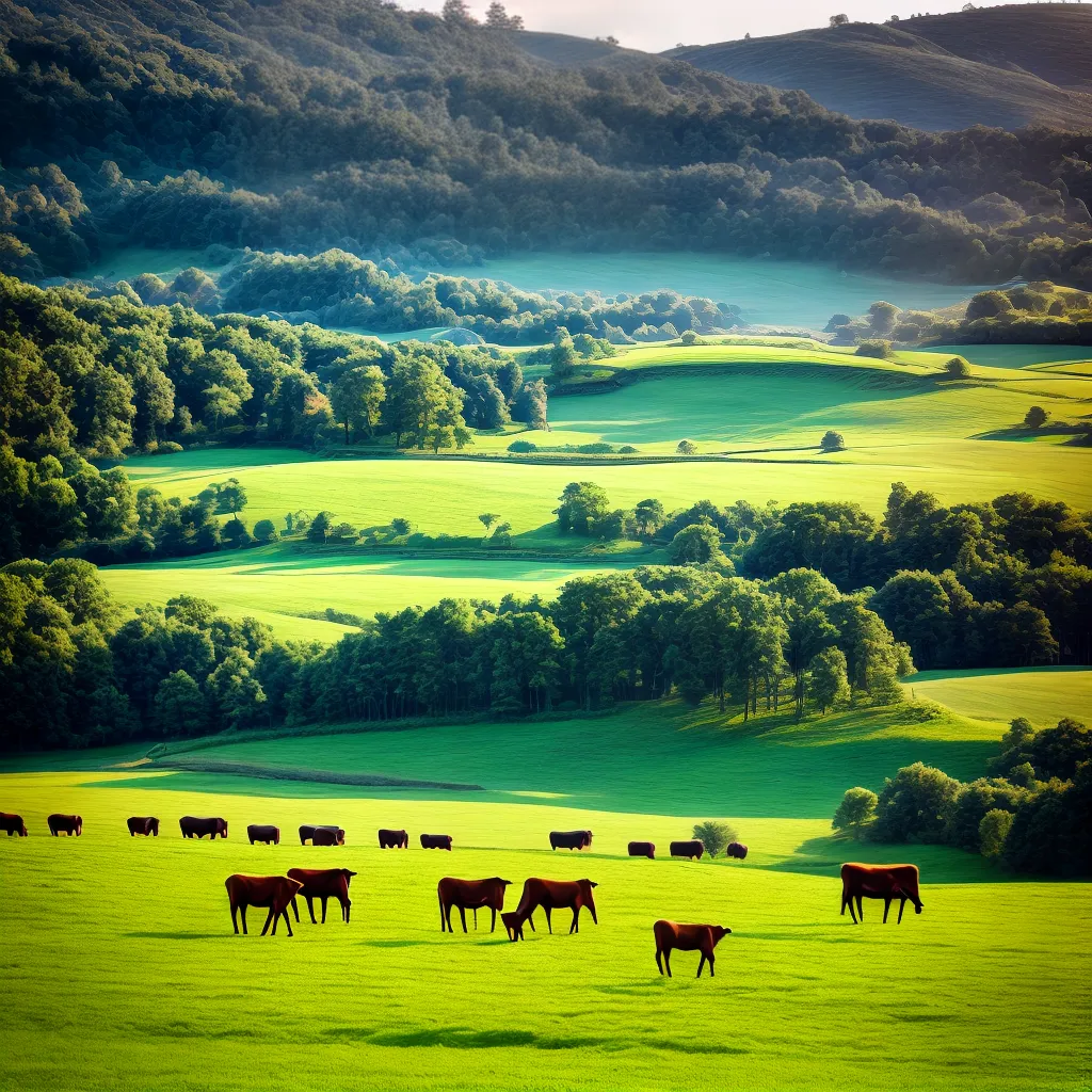 Qual o Significado de Sonhar com Uma Fazenda 5 Fotos fazenda paisagem por do sol vacas