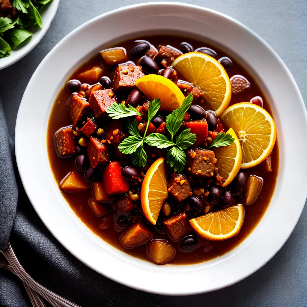 O que significa sonhar com comida regional: Um guia completo 2 Fotos feijoada tradicional brasileira arroz farofa laranja