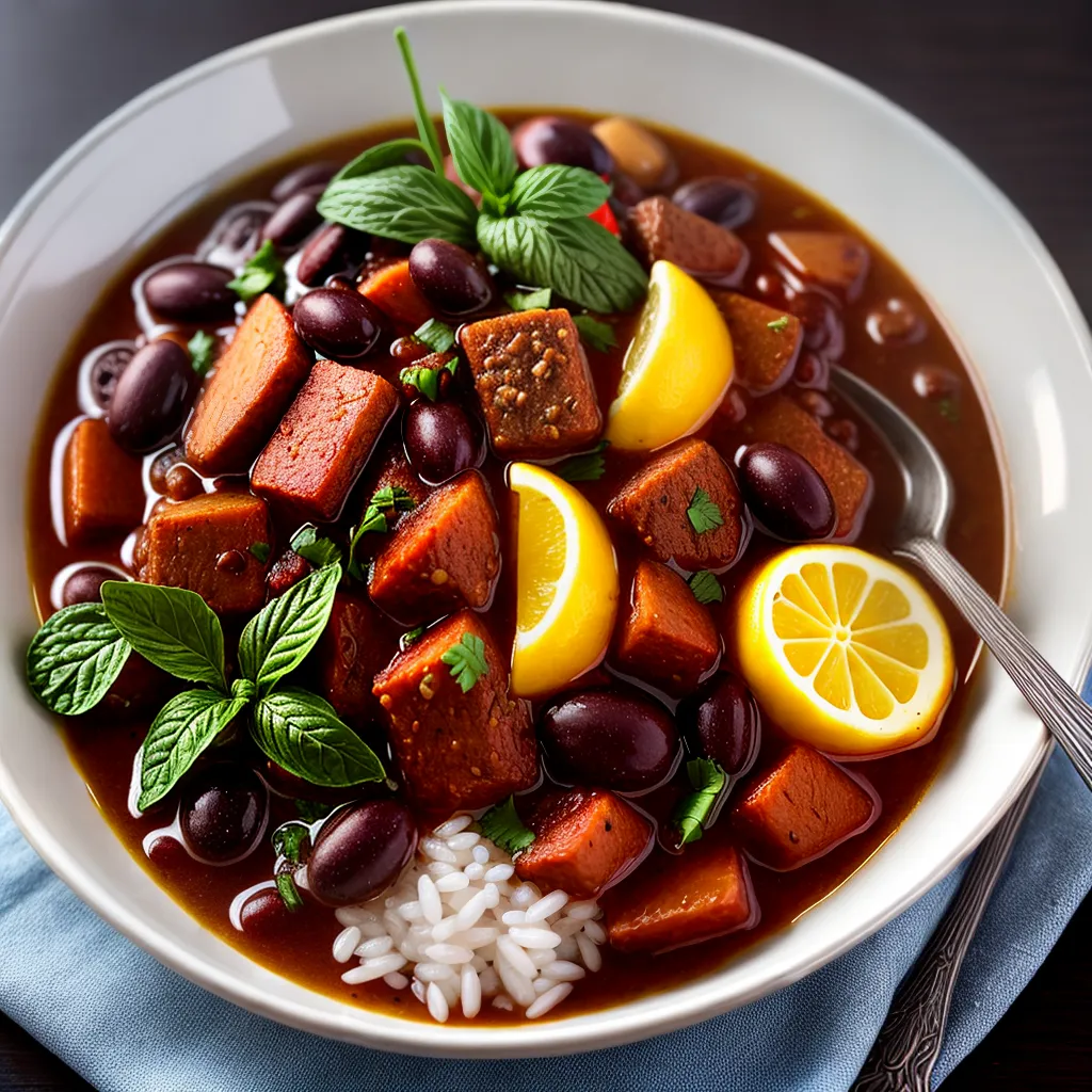Fotos feijoada tradicional brasileira caipirinha