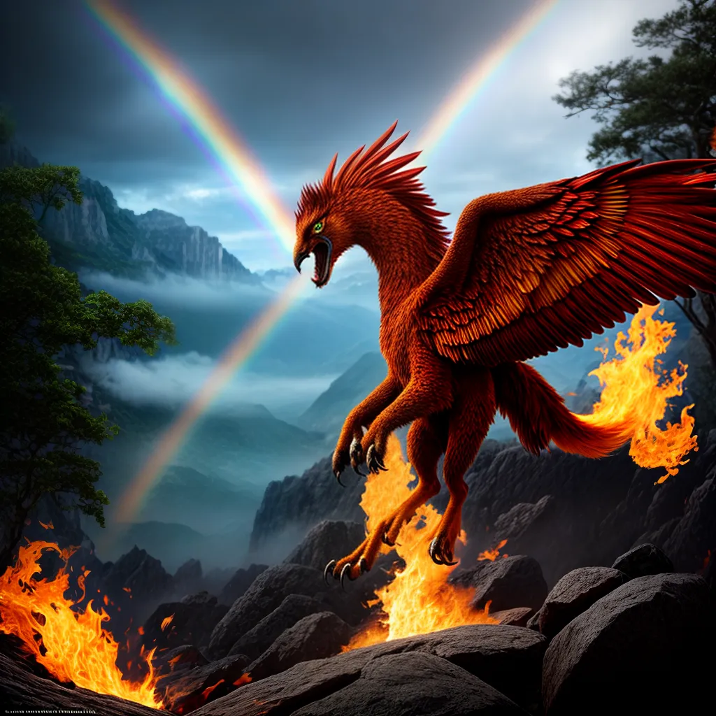 Significado dos Sonhos: Fogo, Animais e Fortuna 6 Fotos fenix fogo animais arcoiris ouro