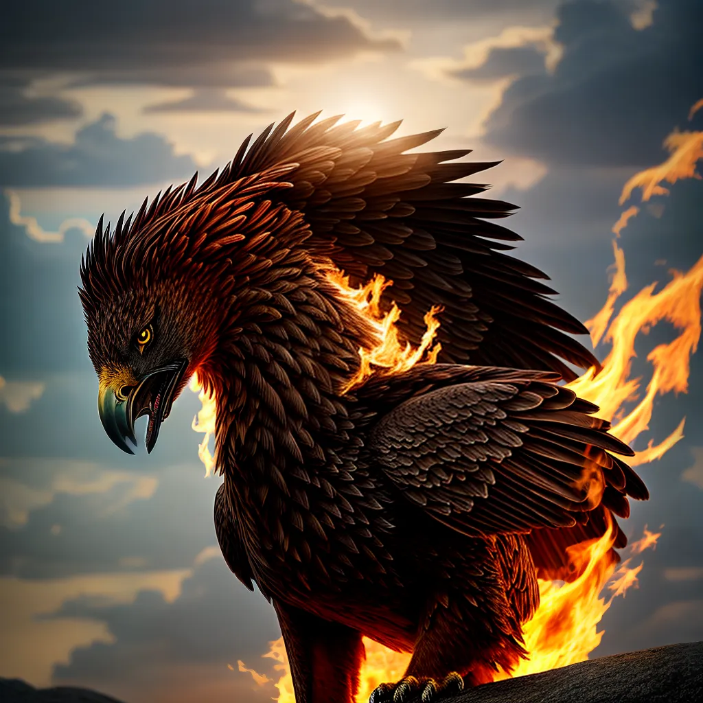 Significado dos Sonhos: Fogo, Animais e Fortuna 5 Fotos fenix lobos aguia ouro fogo
