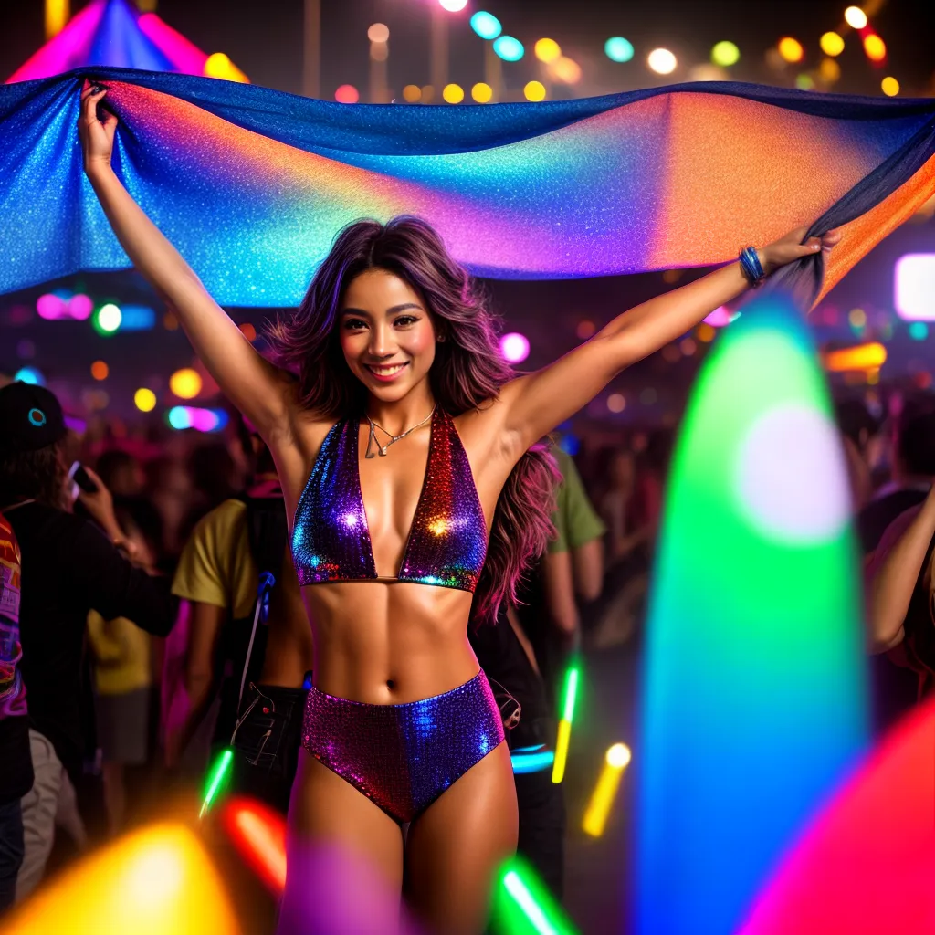 Sonhos: O que significa sonhar com eventos e festivais? 4 Fotos festival musica vibrante multidao maos