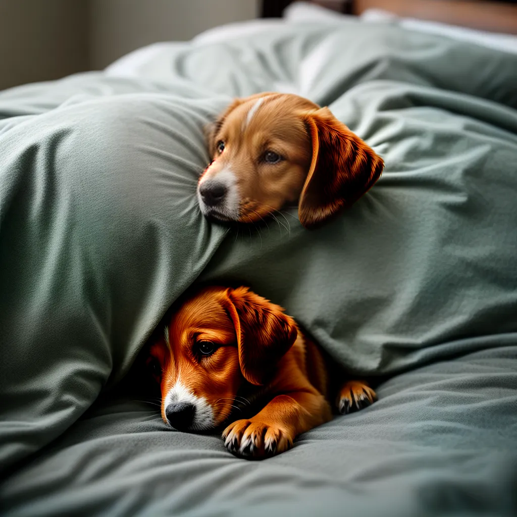 Fotos filhote sonho lealdade cama