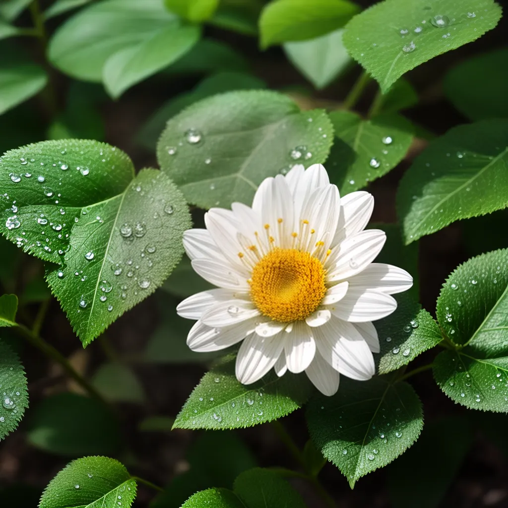 Flor Orvalhada: Descubra o significado de sonhar com um jardim opaco e uma flor orvalhada. 4 Fotos flor branca orvalho renovacao