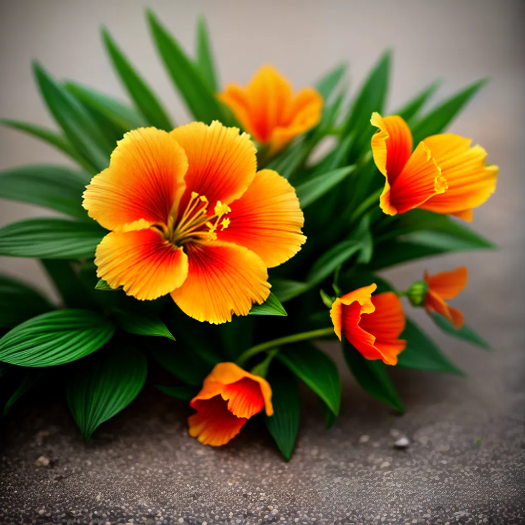 Fotos flor laranja hemerocallis renovacao