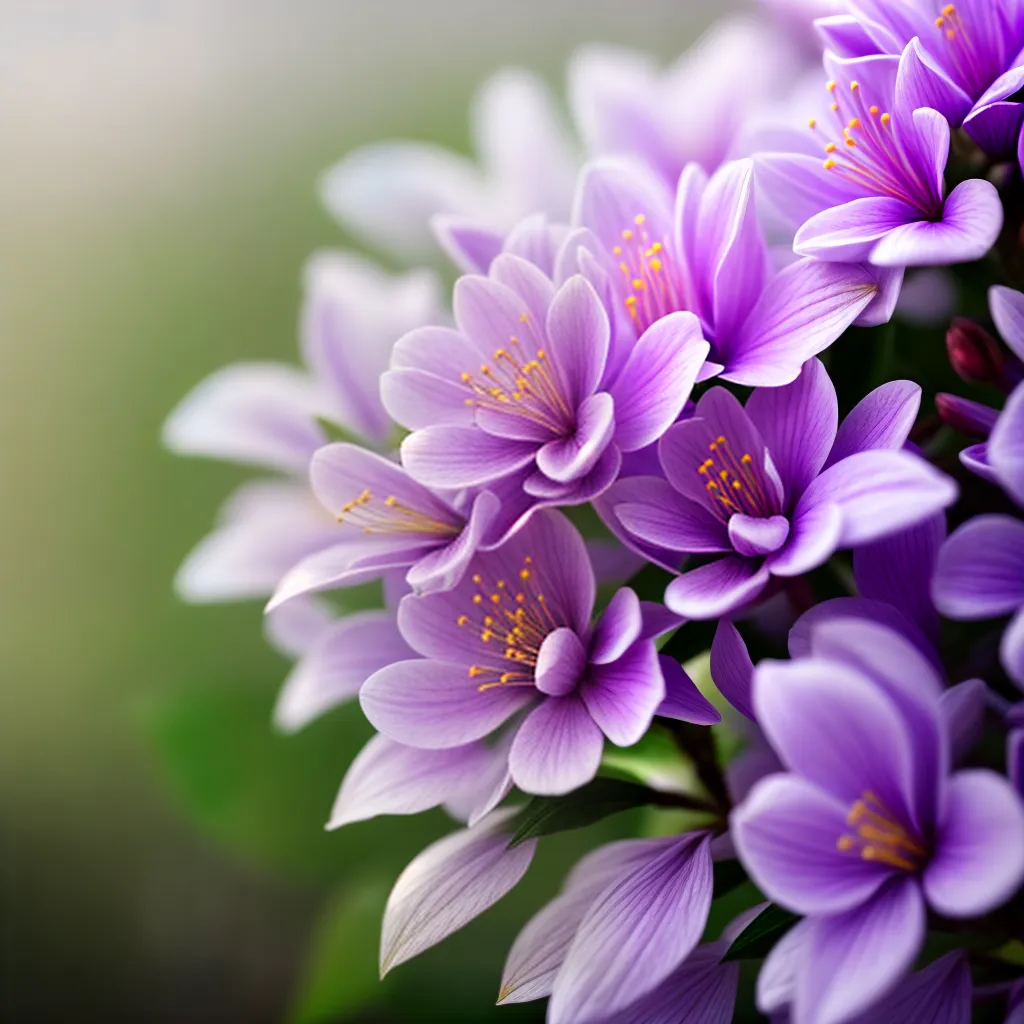 Fotos flor lilas cadeia prata nevoa