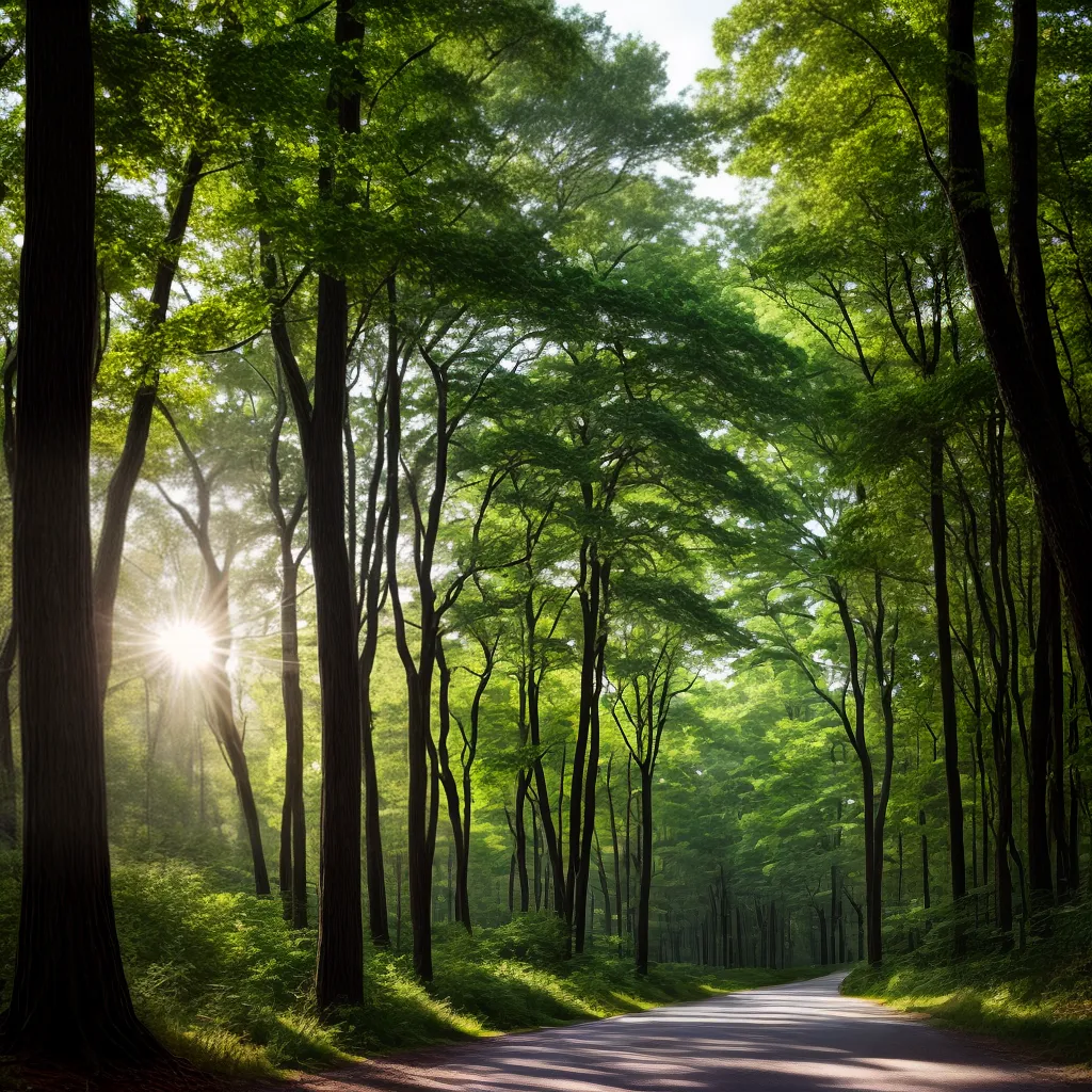 Interpretação de Sonhos: O que Significa Sonhar com Árvores? 5 Fotos floresta altas arvores ceu azul 1