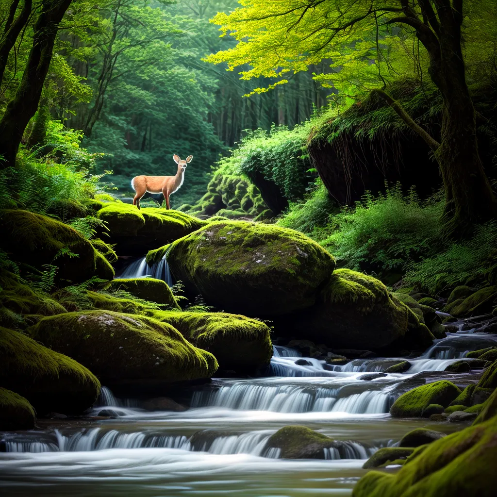 Descubra os mistérios dos sonhos: qual é o significado de sonhar com animais no turismo rural? 5 Fotos floresta animais caminhada rio
