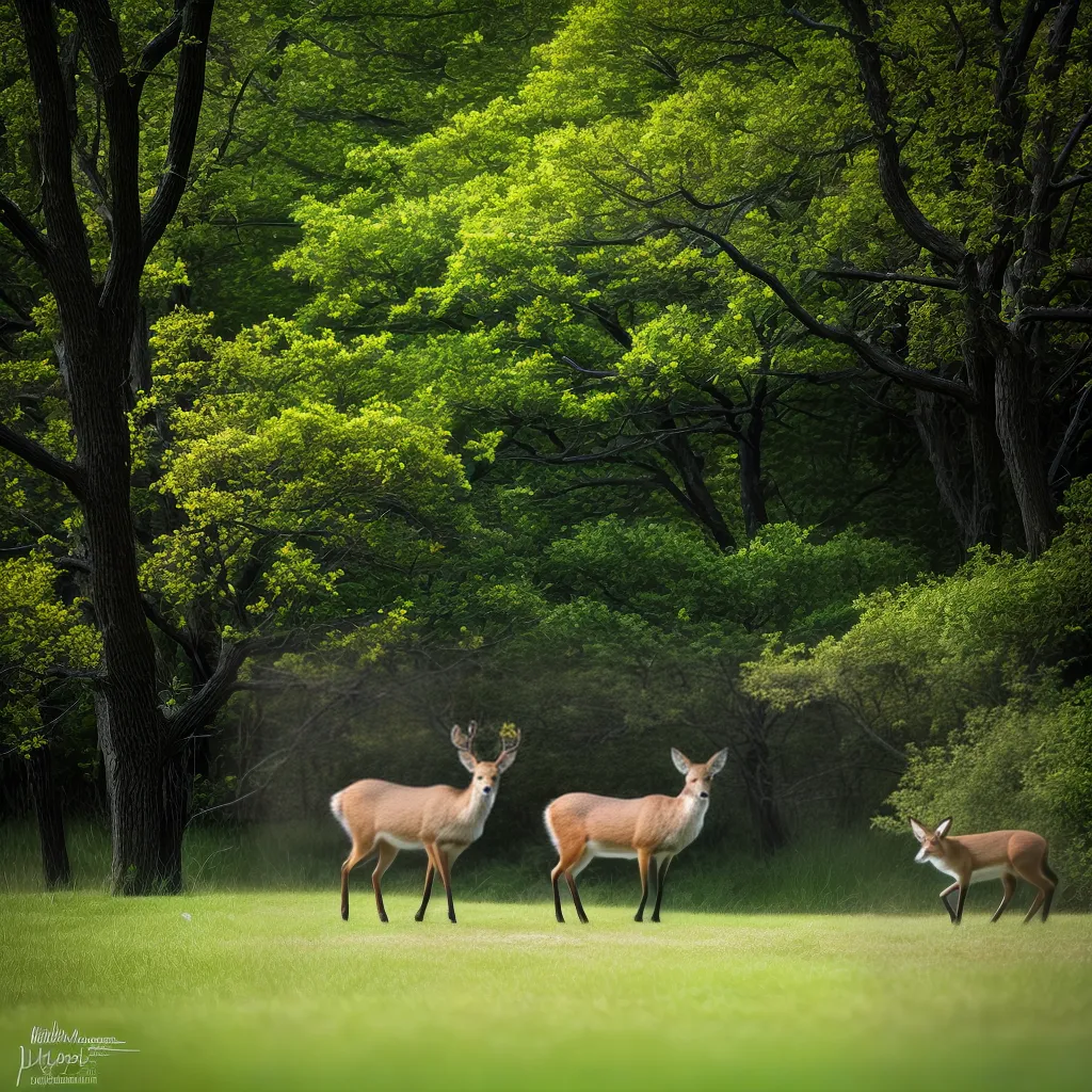 Fotos floresta animais harmonia paz