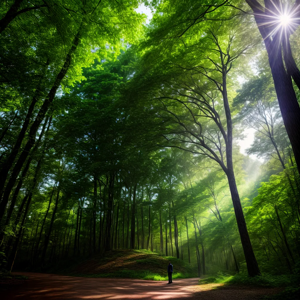 A Verdade Sobre Sonhar com Árvores e Seus Significados 3 Fotos floresta arvores solitario paz natureza
