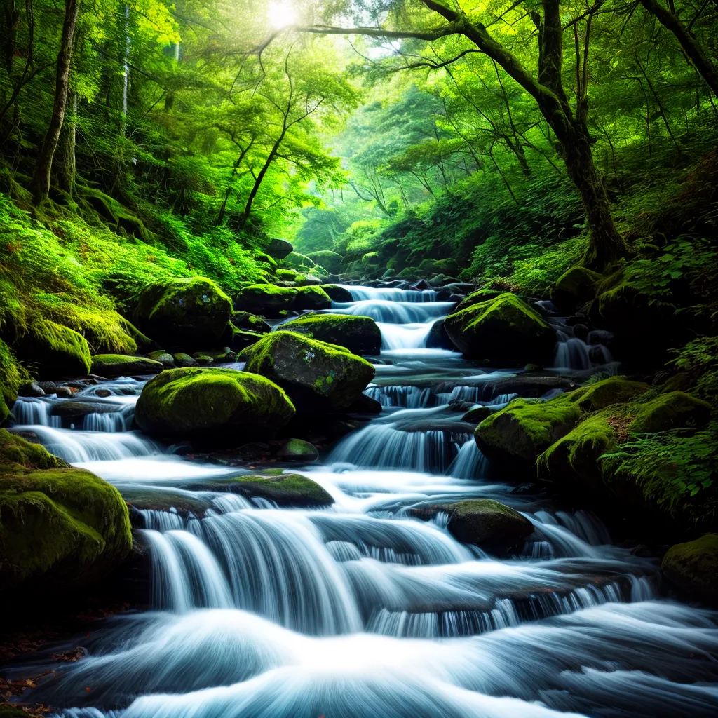 Desvende o Significado de Sonhar com Preservação Ambiental 2 Fotos floresta azul rio animais harmonia