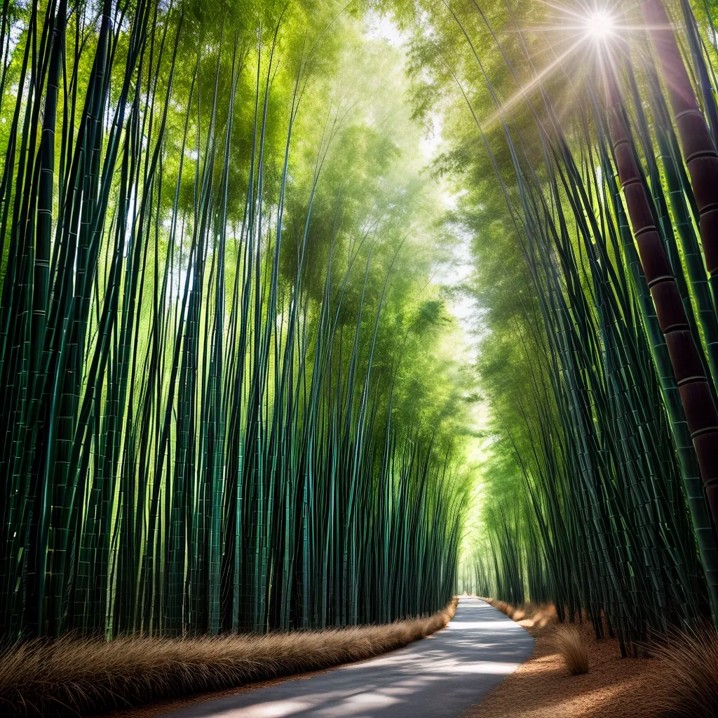 Fotos floresta bambu serenidade riacho 1