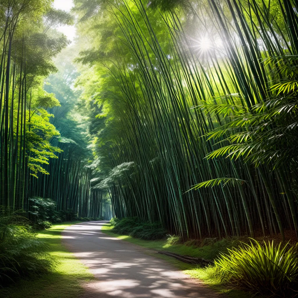 Fotos floresta bambu serenidade sombra luz