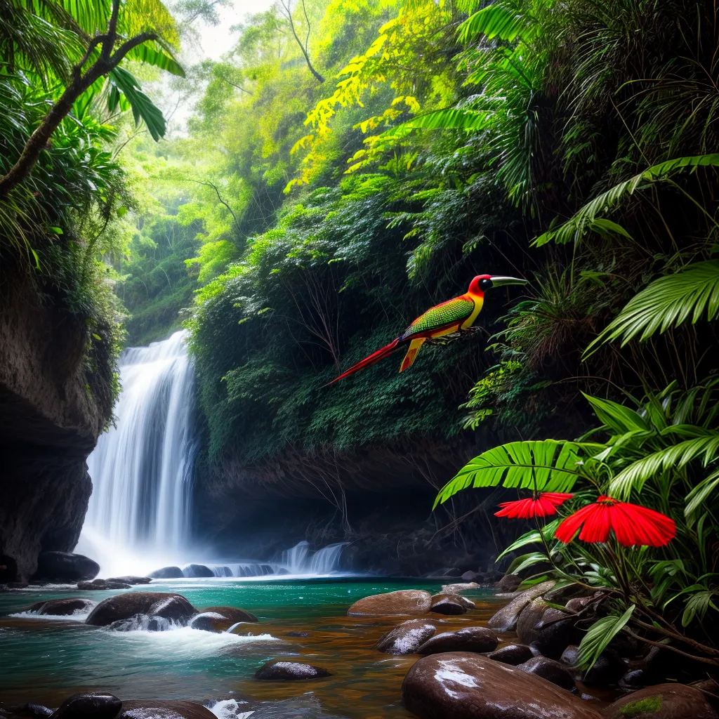 Descubra o que significa sonhar com a flora e fauna brasileira 3 Fotos floresta biodiversidade jaguar tucano queda dagua
