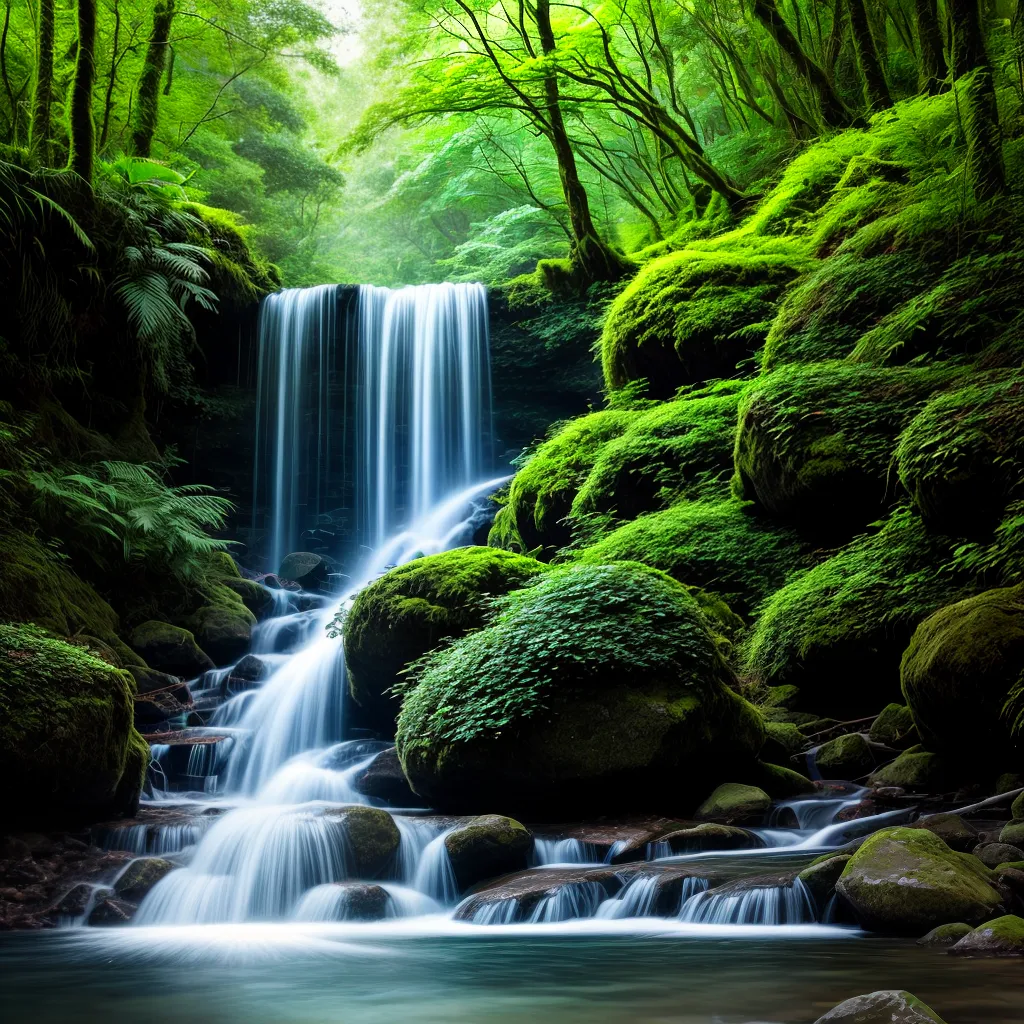 O mundo dos sonhos e sua conexão com Cipós-bonis e Capixabas. 2 Fotos floresta cachoeira sonho magia