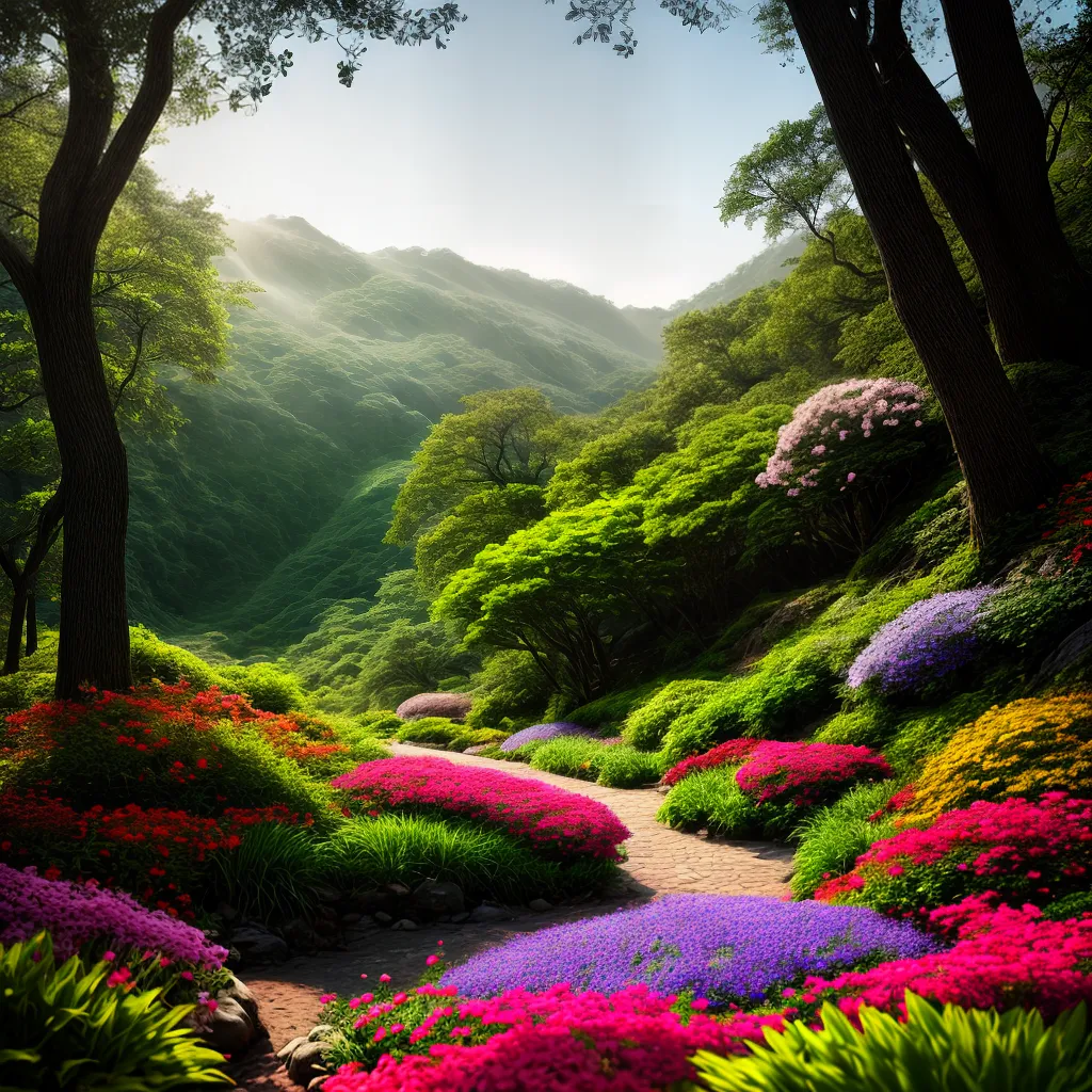 Interpretação: Descubra o Significado de Sonhar com Árvores e Flores 2 Fotos floresta colorida flores natureza crescimento