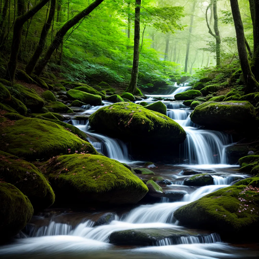 Fotos floresta cristal agua veado sombra