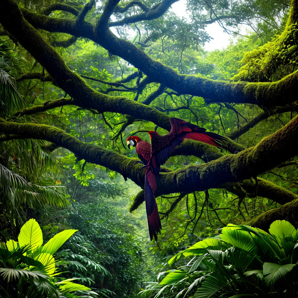 Fotos floresta jaguar macaw acai aventura