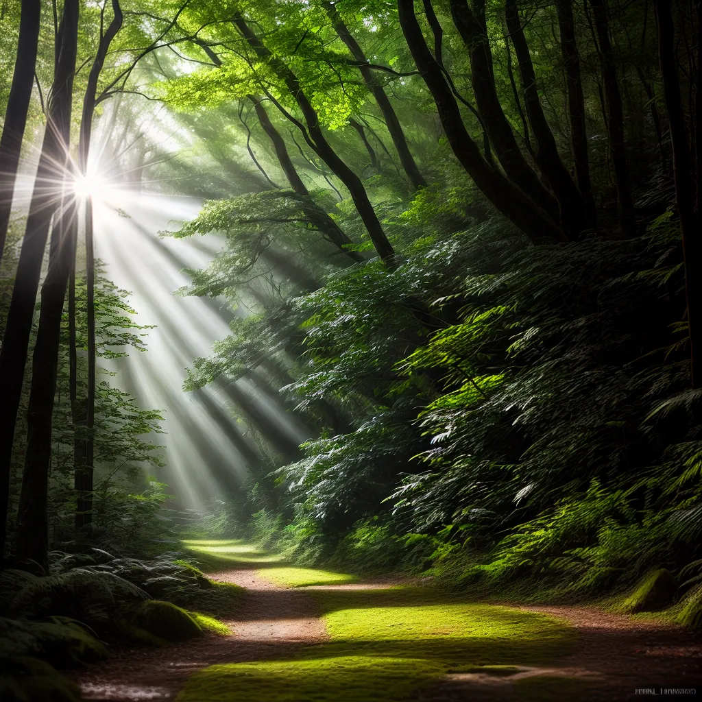 Descubra o Significado de Sonhar com a Natureza Selvagem. 6 Fotos floresta luz sol natureza sonho