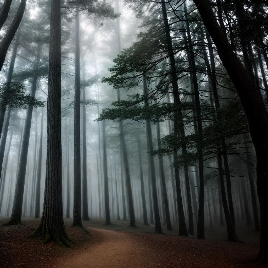 Desprezo nos Sonhos: Entenda as Mensagens do seu Inconsciente 4 Fotos floresta misteriosa nevoa solidao