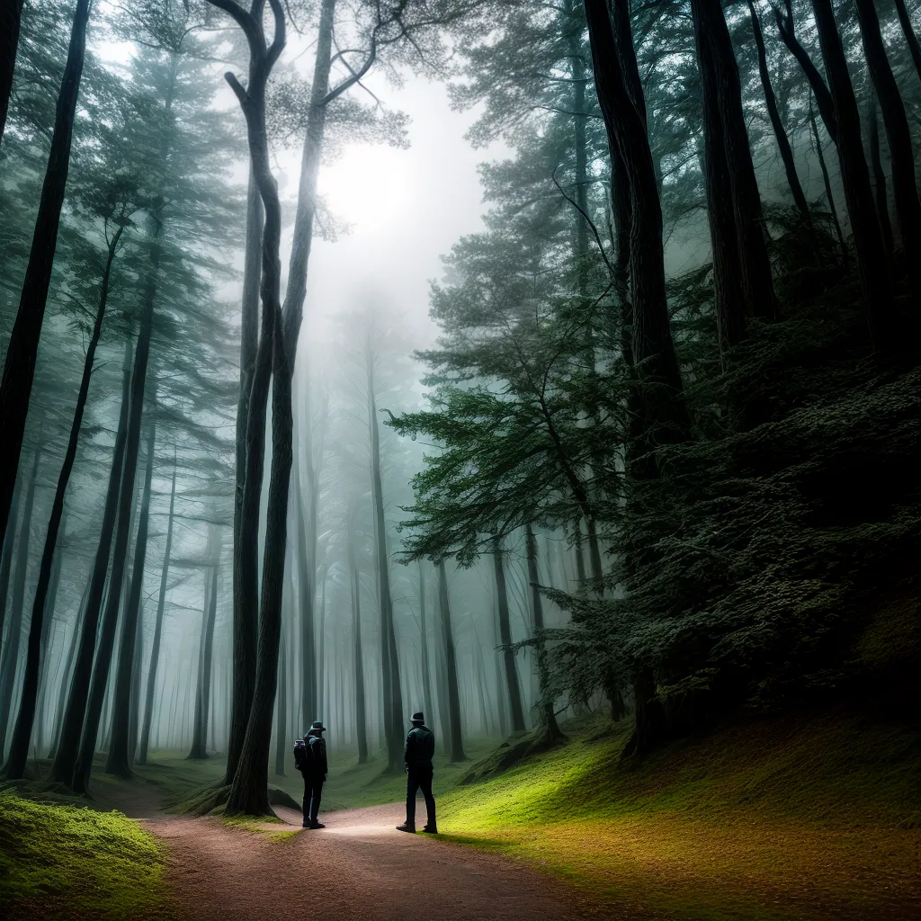 Fotos floresta misteriosa pensativo sonhos simbolos