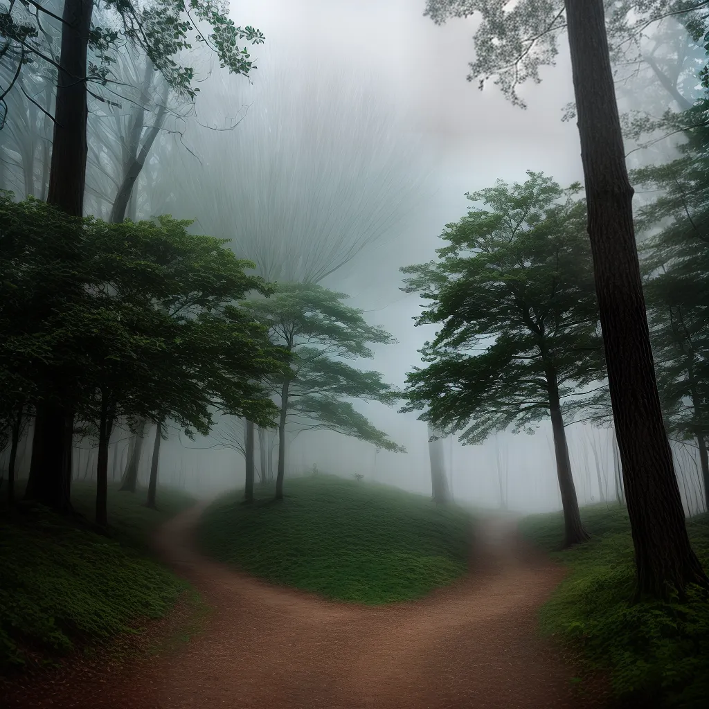 Nevoeiro nos Sonhos: Decifrando Símbolos e Significados 5 Fotos floresta nevoeiro caminho sonho