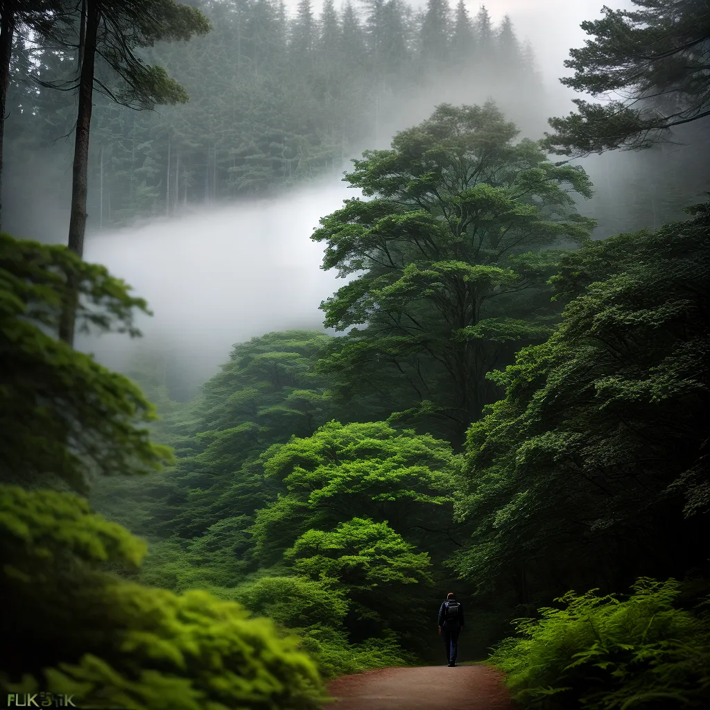 Fotos floresta nevoeiro misterio sonhos 1