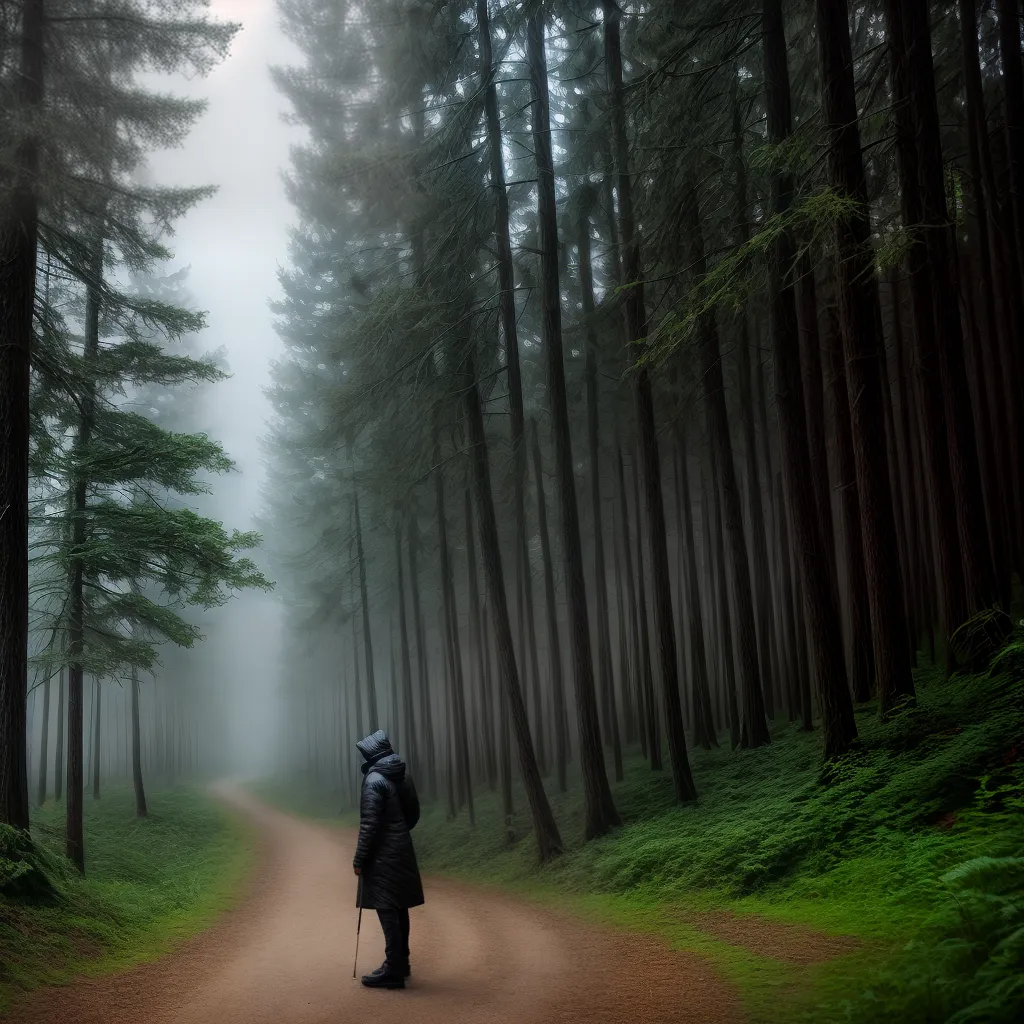 Esboço Inicial: O Significado Oculto dos Sonhos Vagos 3 Fotos floresta nevoeiro misterio sonhos 3
