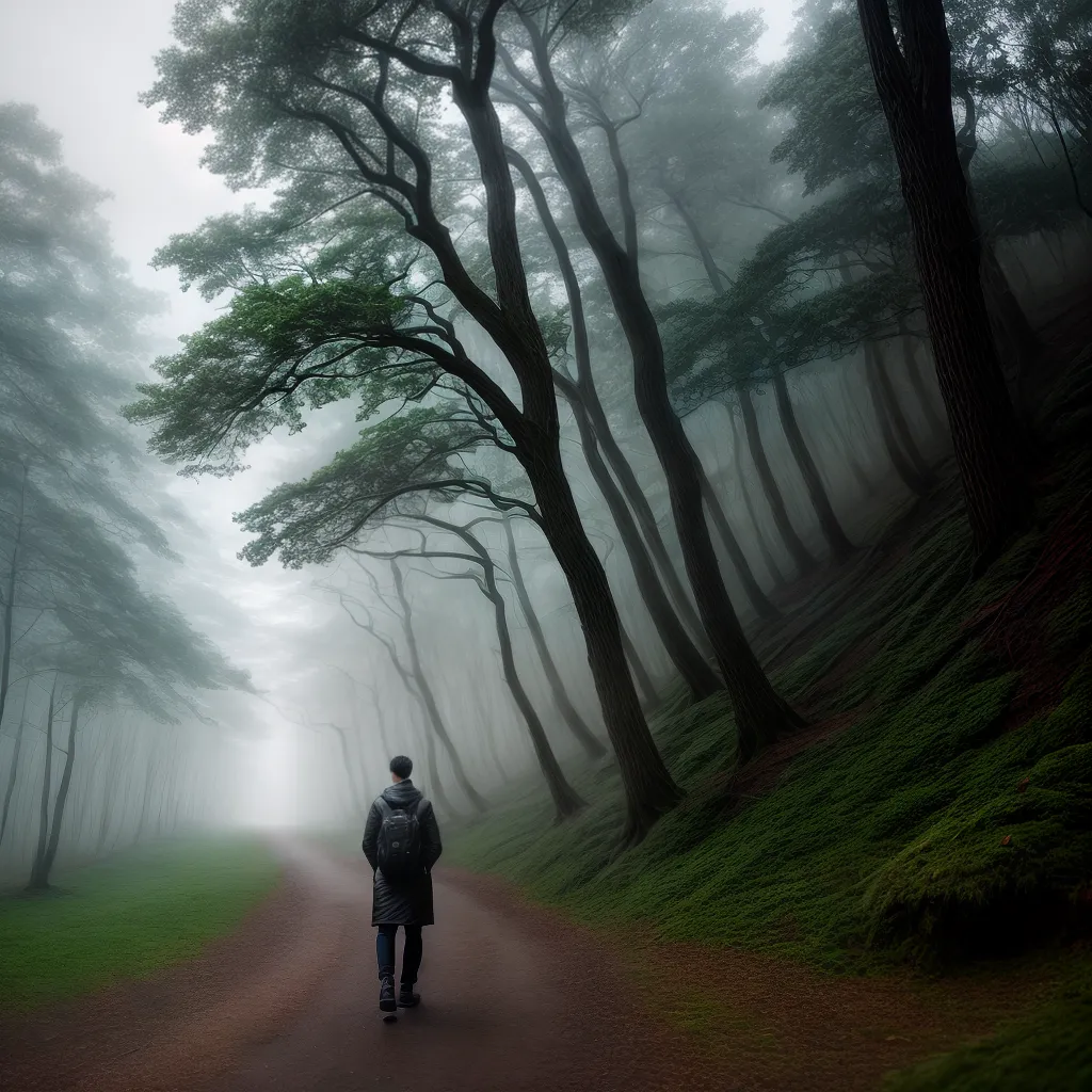 Fotos floresta nevoeiro orbe simbolo sonho