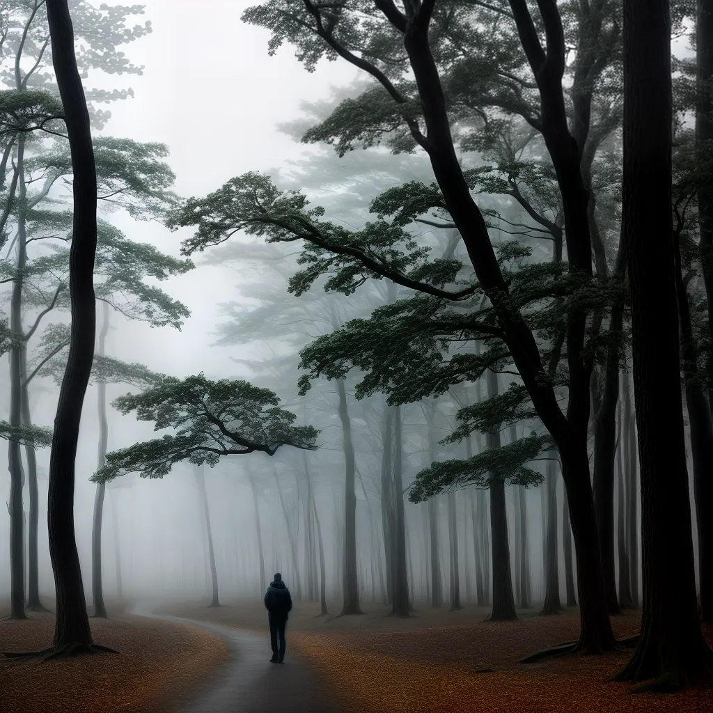 Significado dos sonhos sobre pais falecidos: Explicação e interpretações 2 Fotos floresta nevoeiro solidao luz guida
