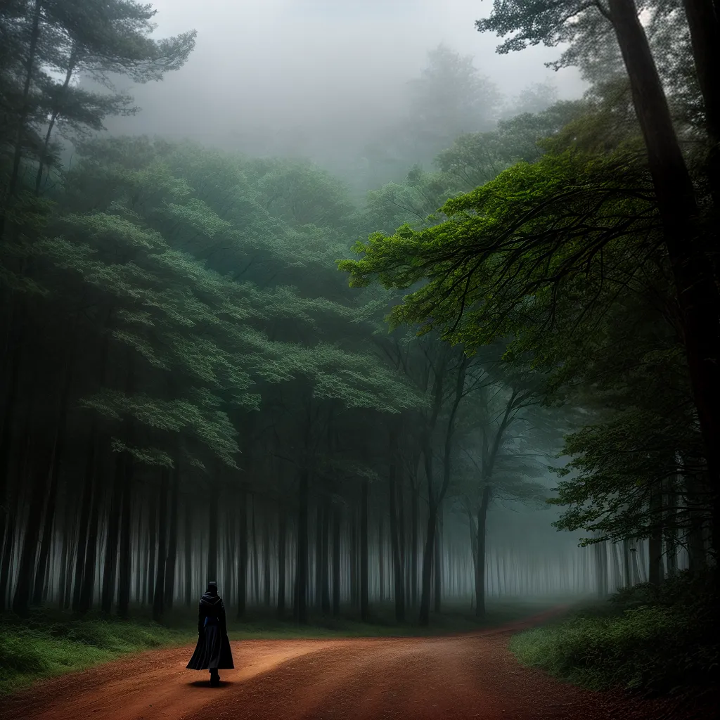 Fotos floresta nevoenta misterio sonhador