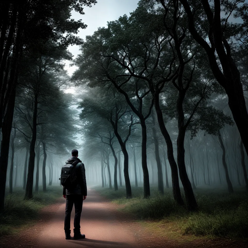 Sarcasmo em Sonhos: Assustador ou Revelador? 2 Fotos floresta noturna sarcasmo sonhos