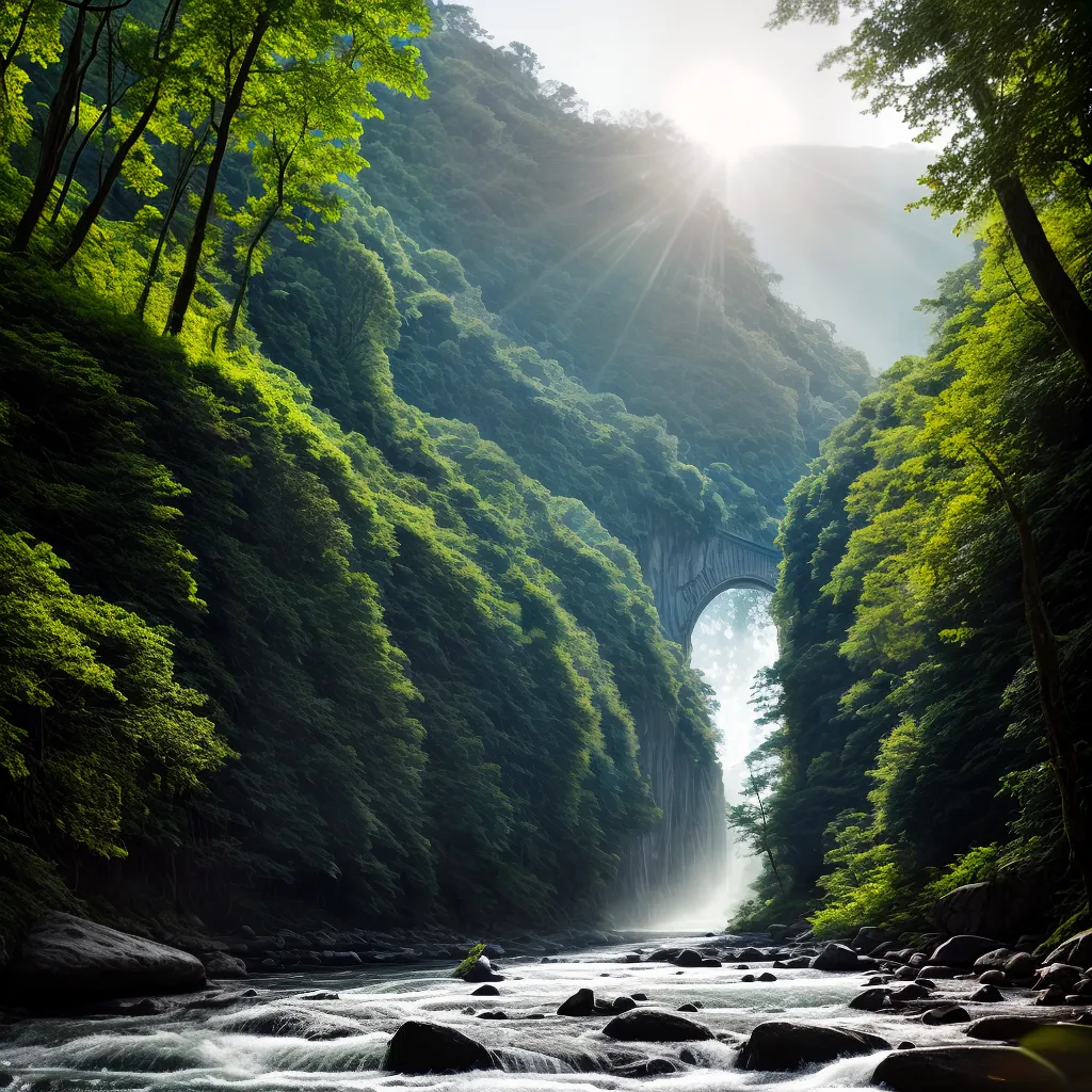 Sustentabilidade e Sonhos: O que Significa Sonhar com a Natureza? 4 Fotos floresta riacho sol natureza sustentabilidade