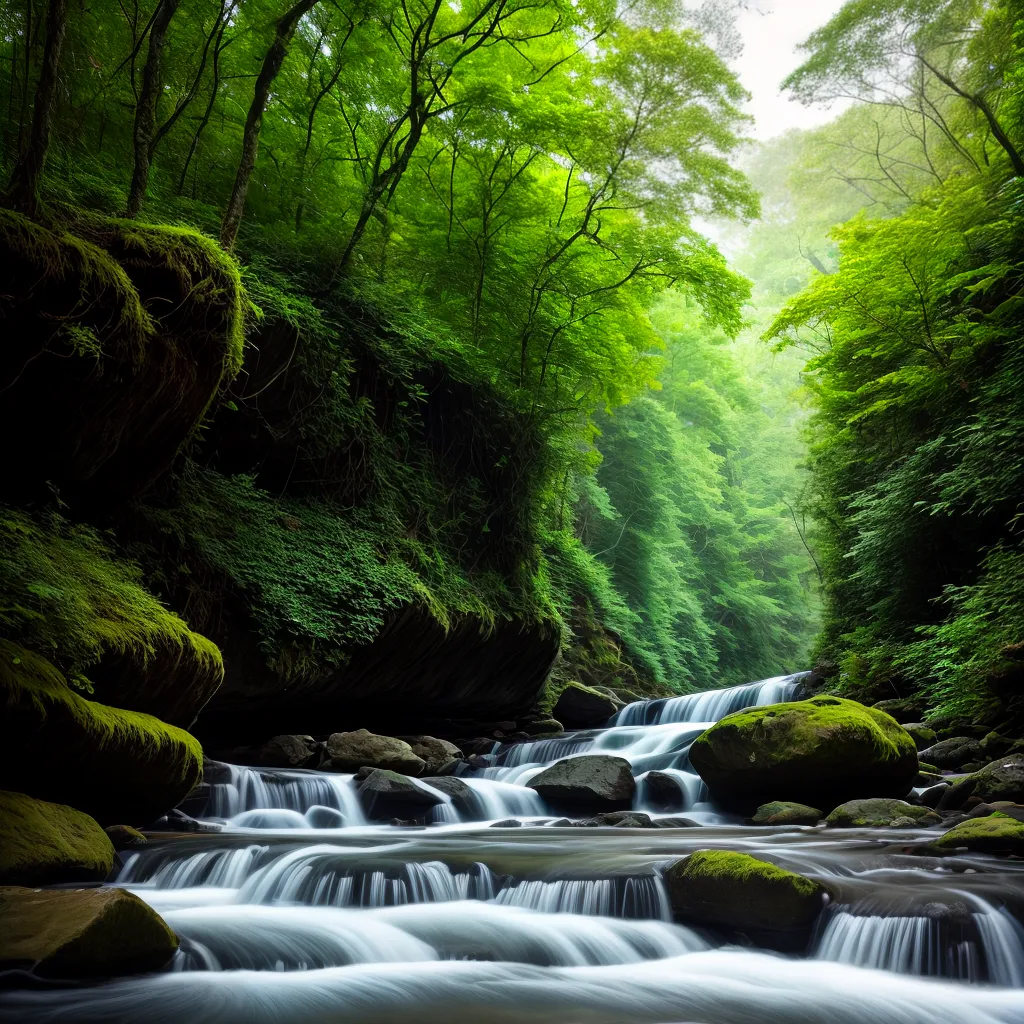 Descubra o Significado de Sonhar com a Natureza e o Ecossistema 4 Fotos floresta rio cristalino harmonia natureza