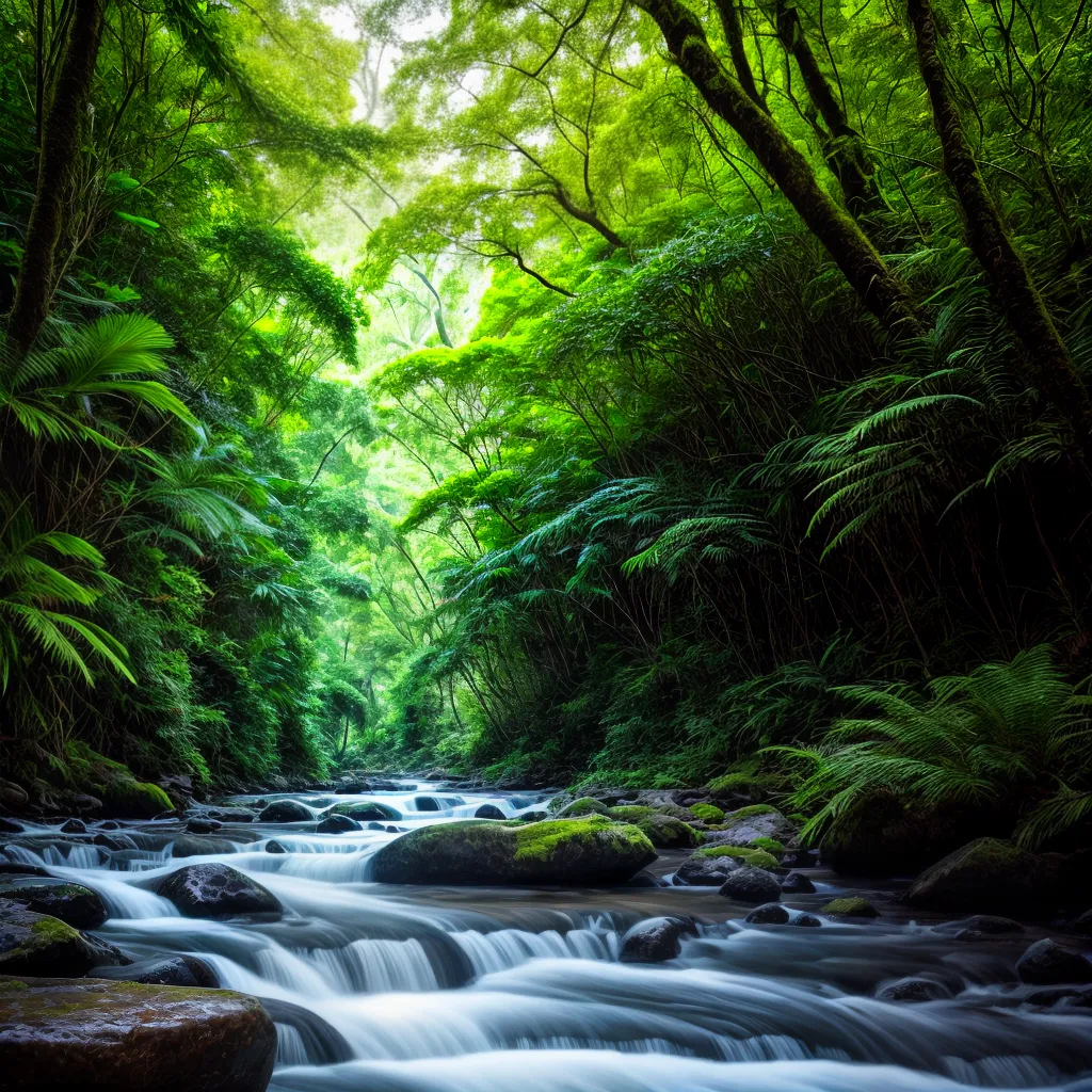 Fotos floresta rio cristalino turismo sustentavel